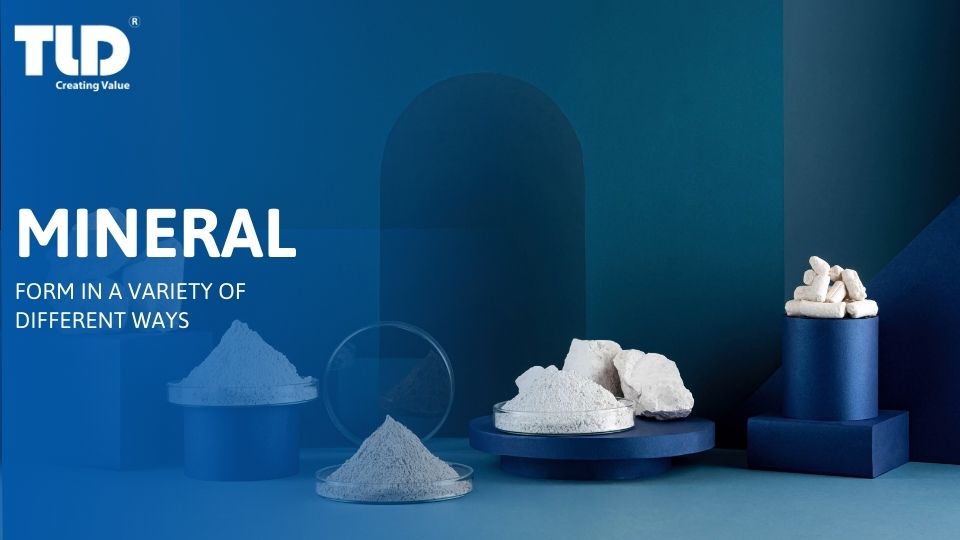 Minerals form in a variety of different ways