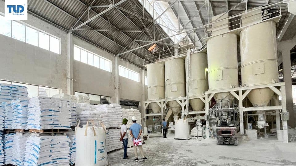 Large manufacturing area with state-of-the-art facilities