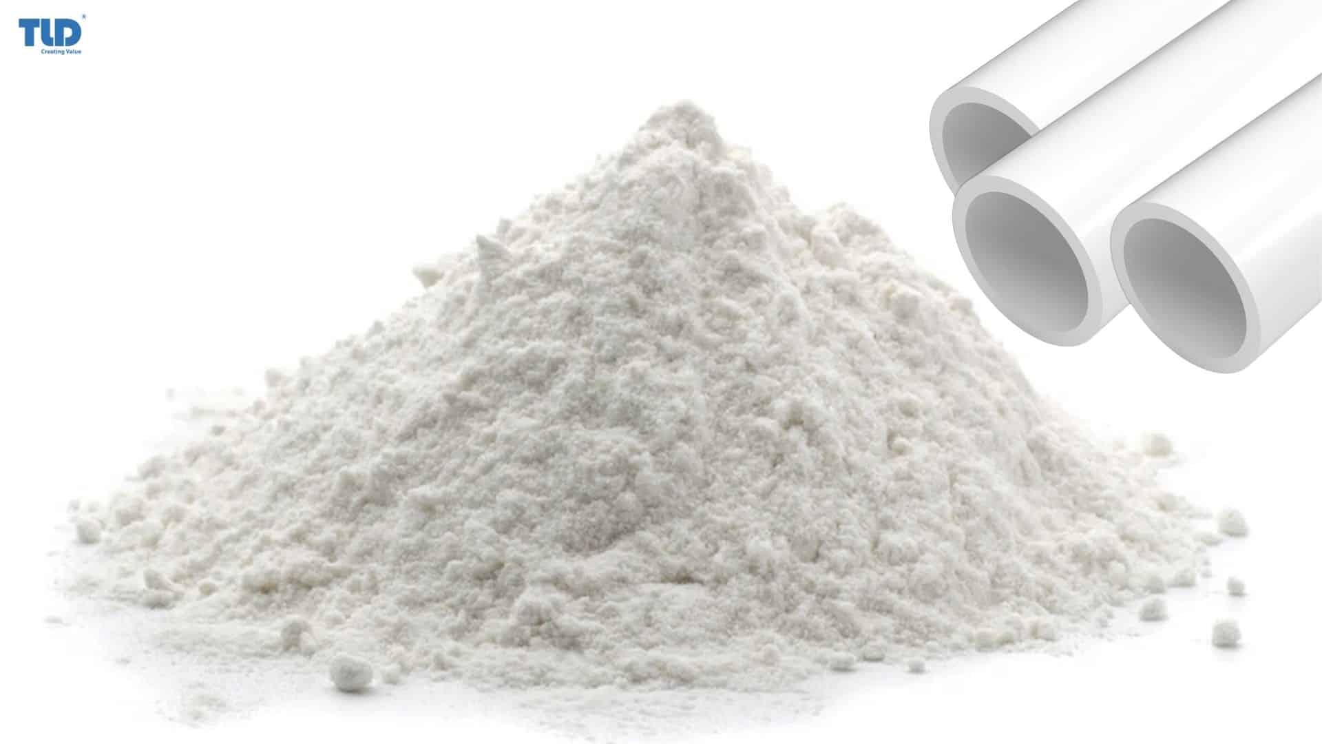 Calcium carbonate in PVC pipe