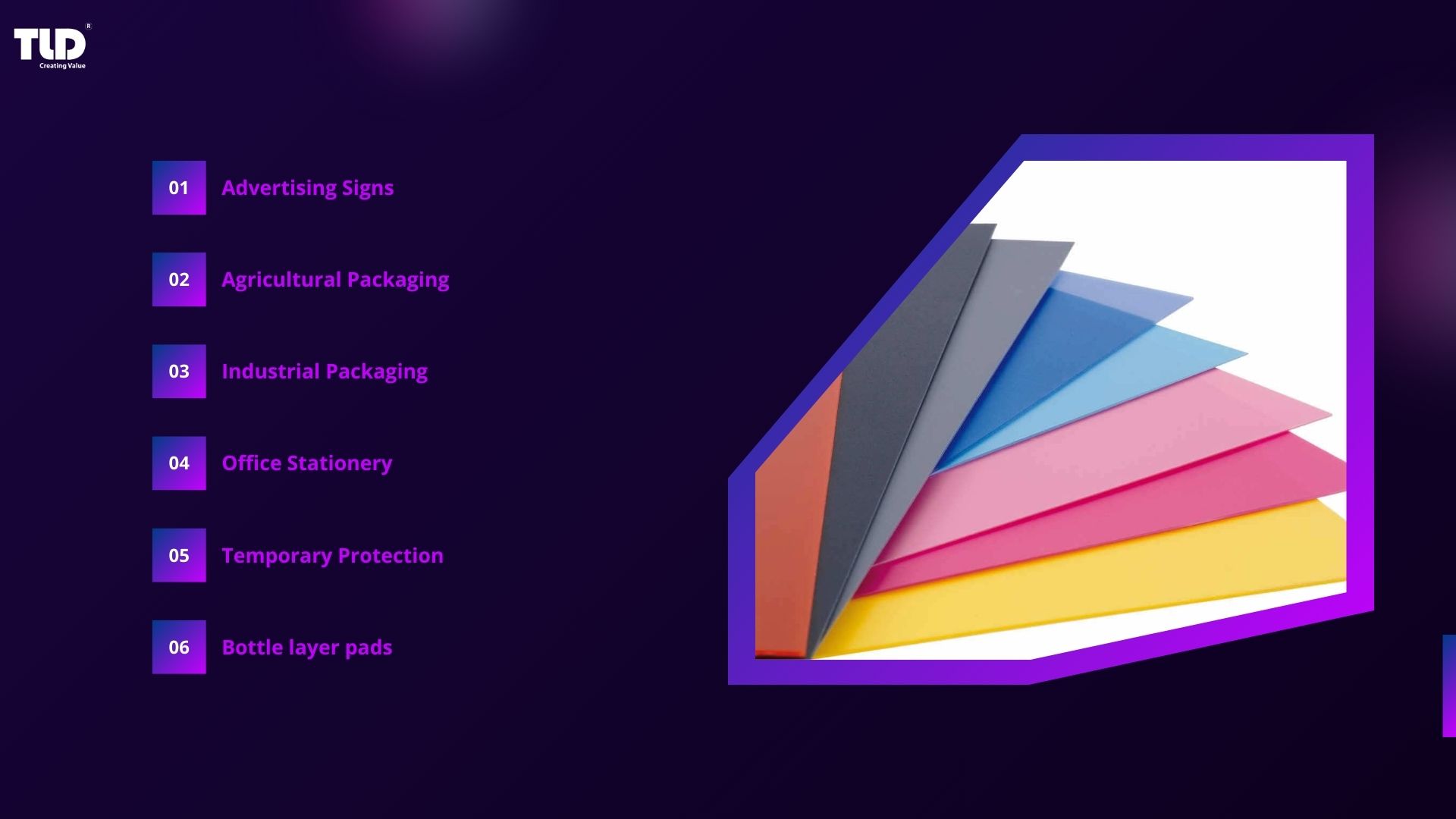 PP Sheet Applications 