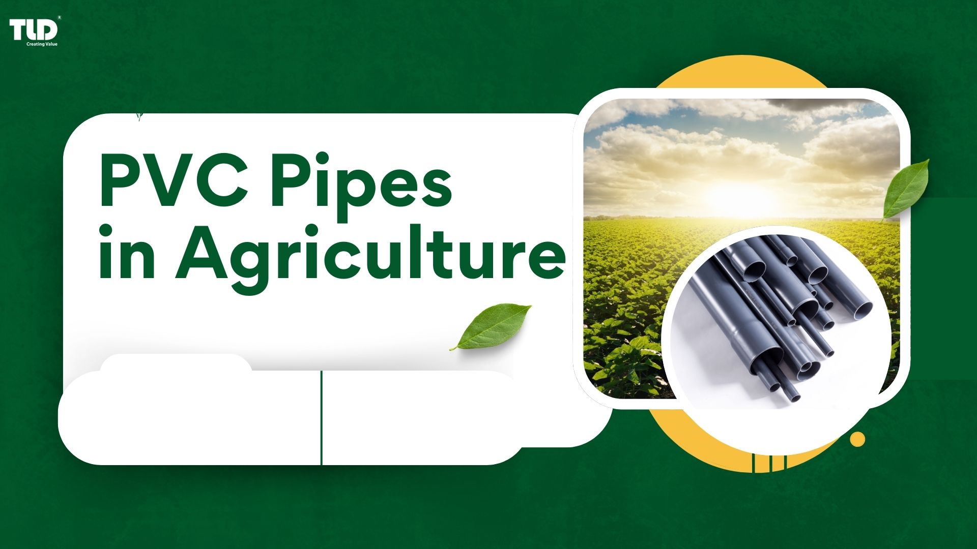 PVC Pipes In Agriculture