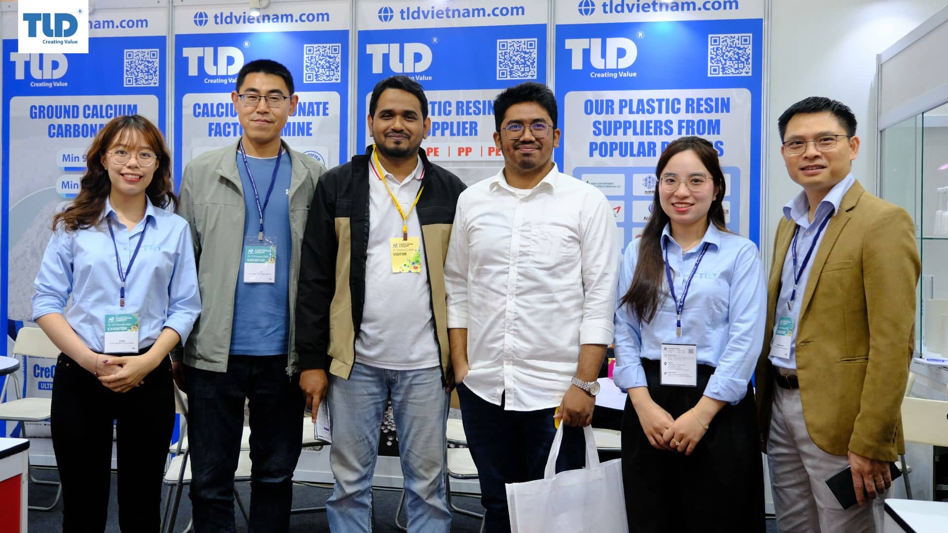 TLD Vietnam welcomes customers to our booth