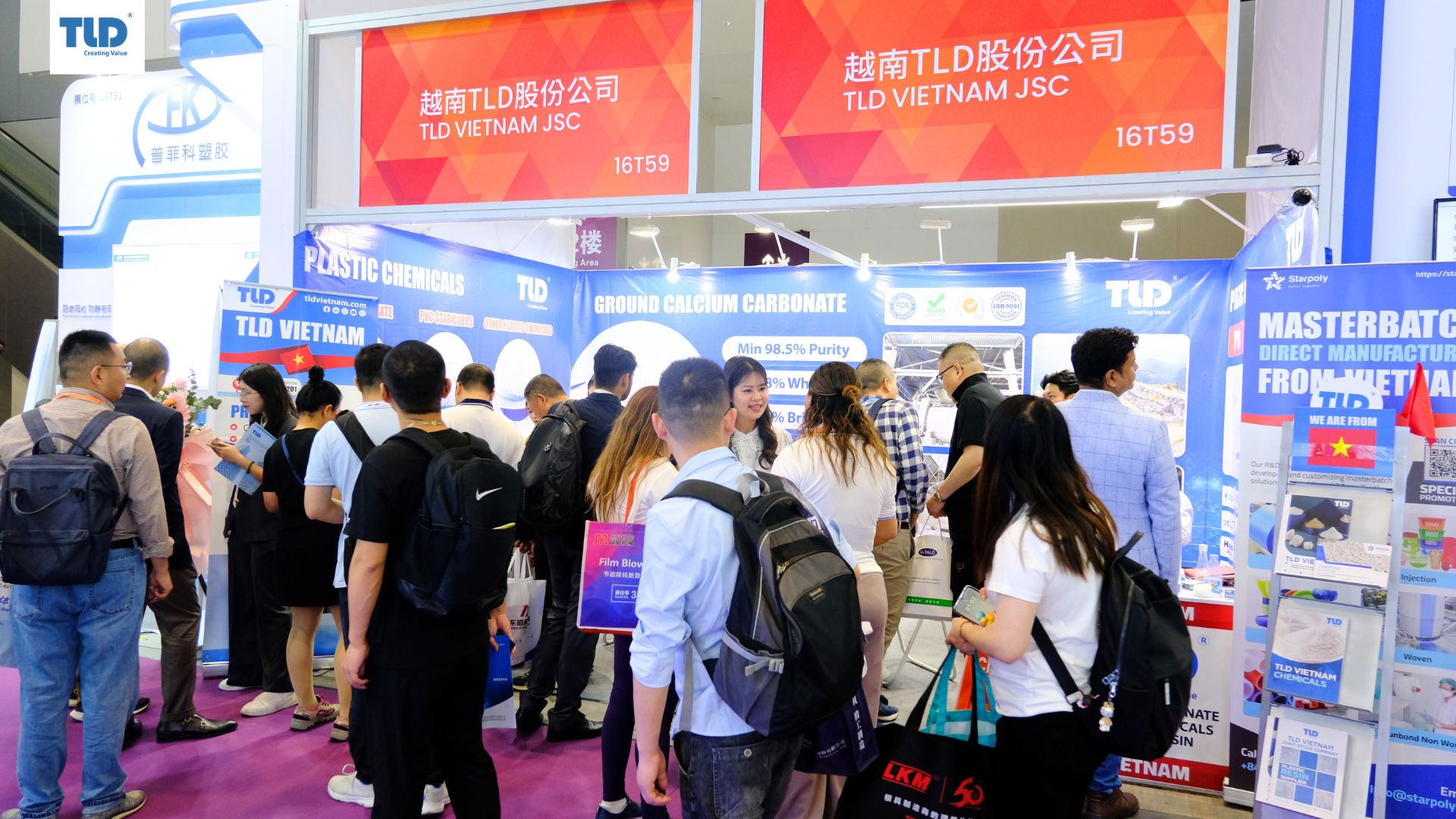 Our booth became a hub of activity