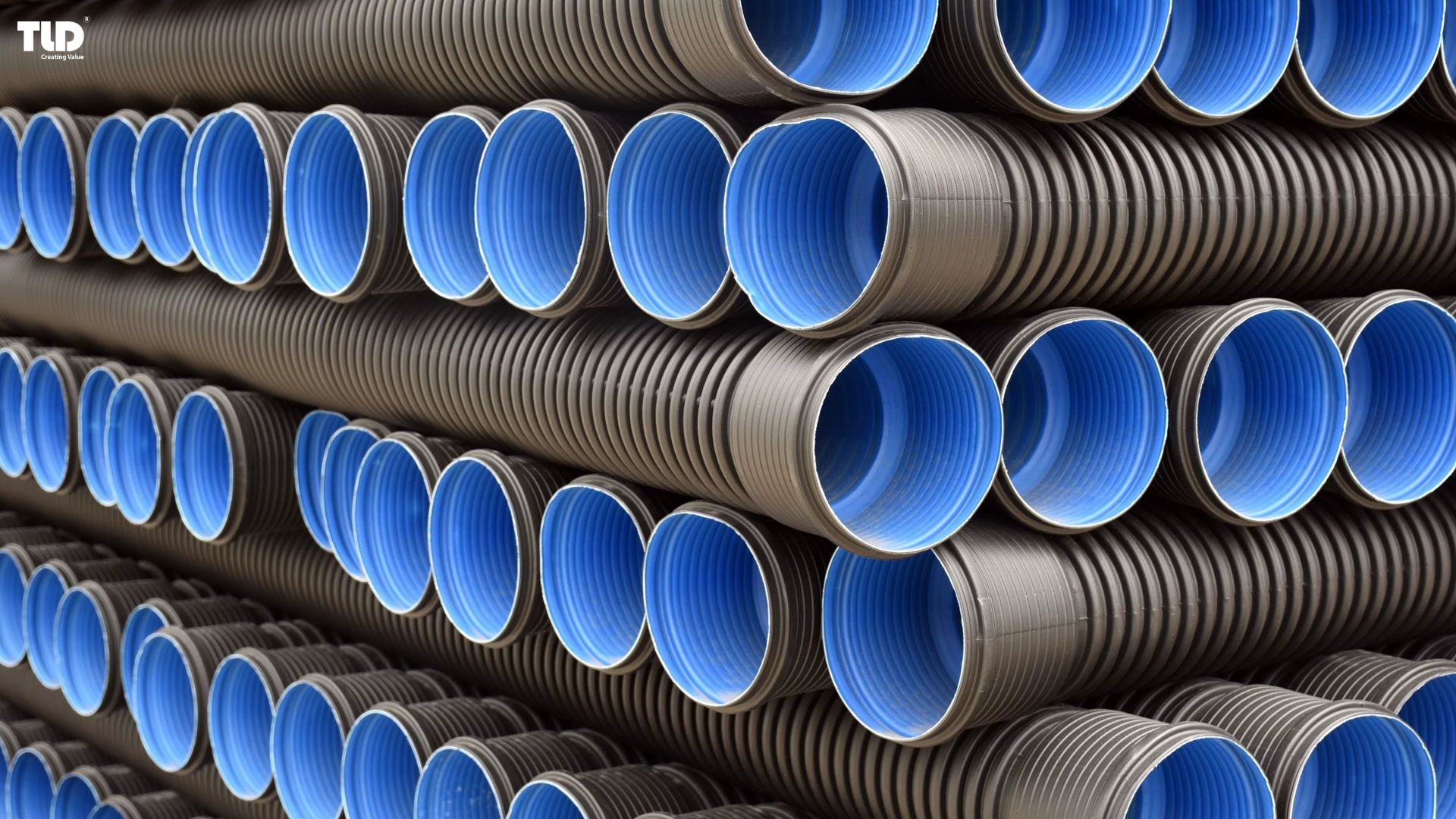 HDPE corrugated pipes for residential drainage