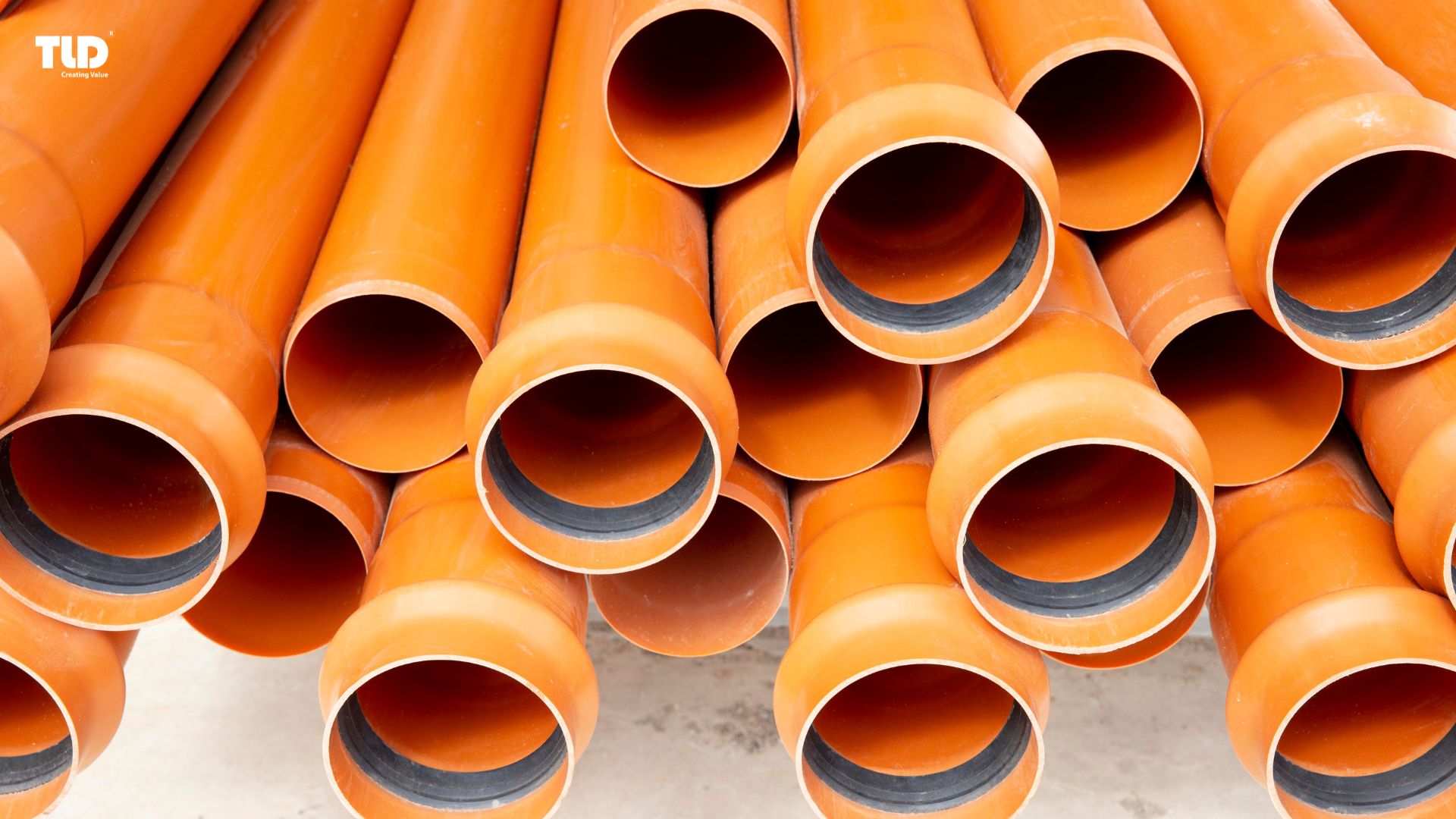PVC pipe for construction industry