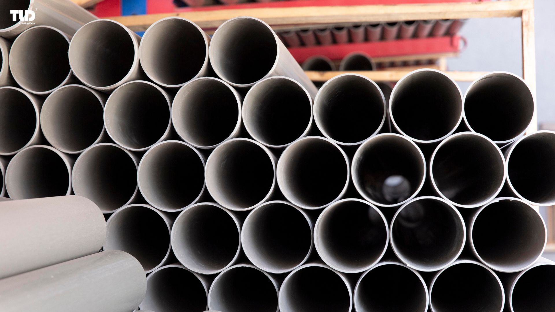 PVC pipe for construction industry