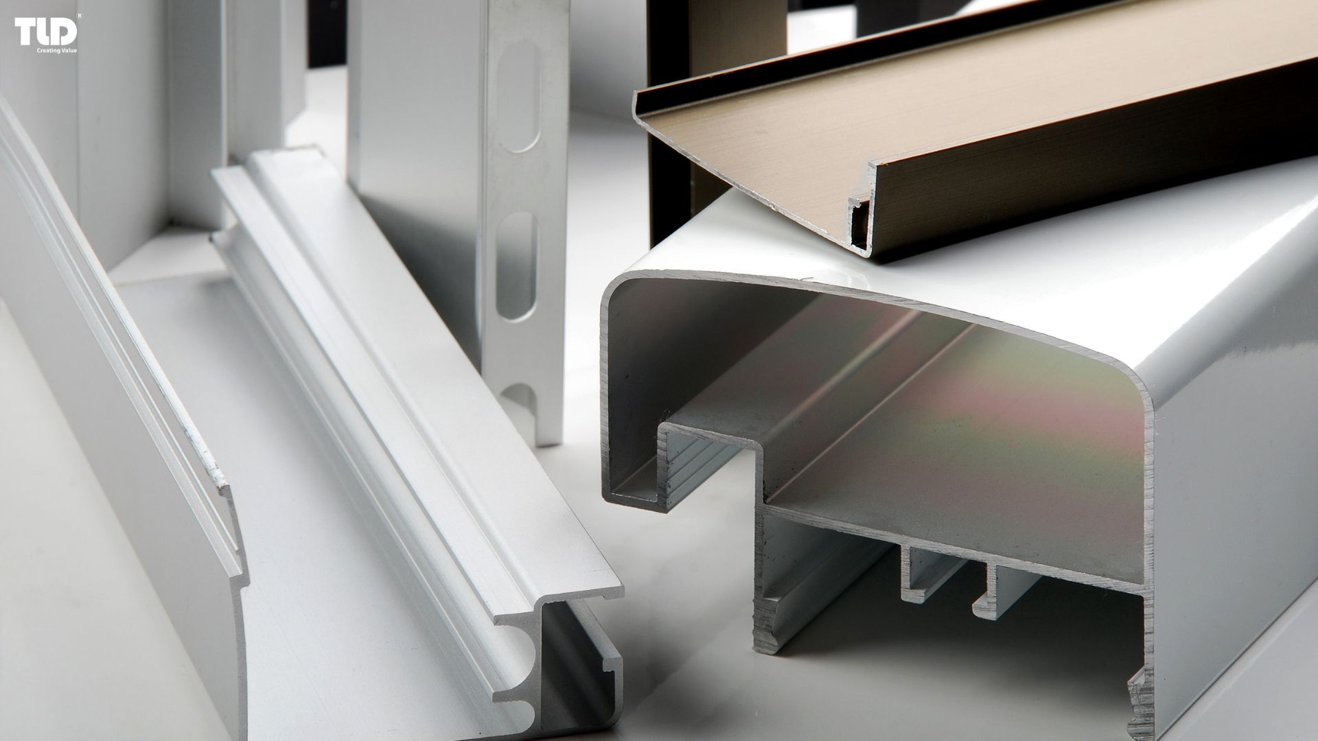 Rigid PVC is used for window profiles and frames