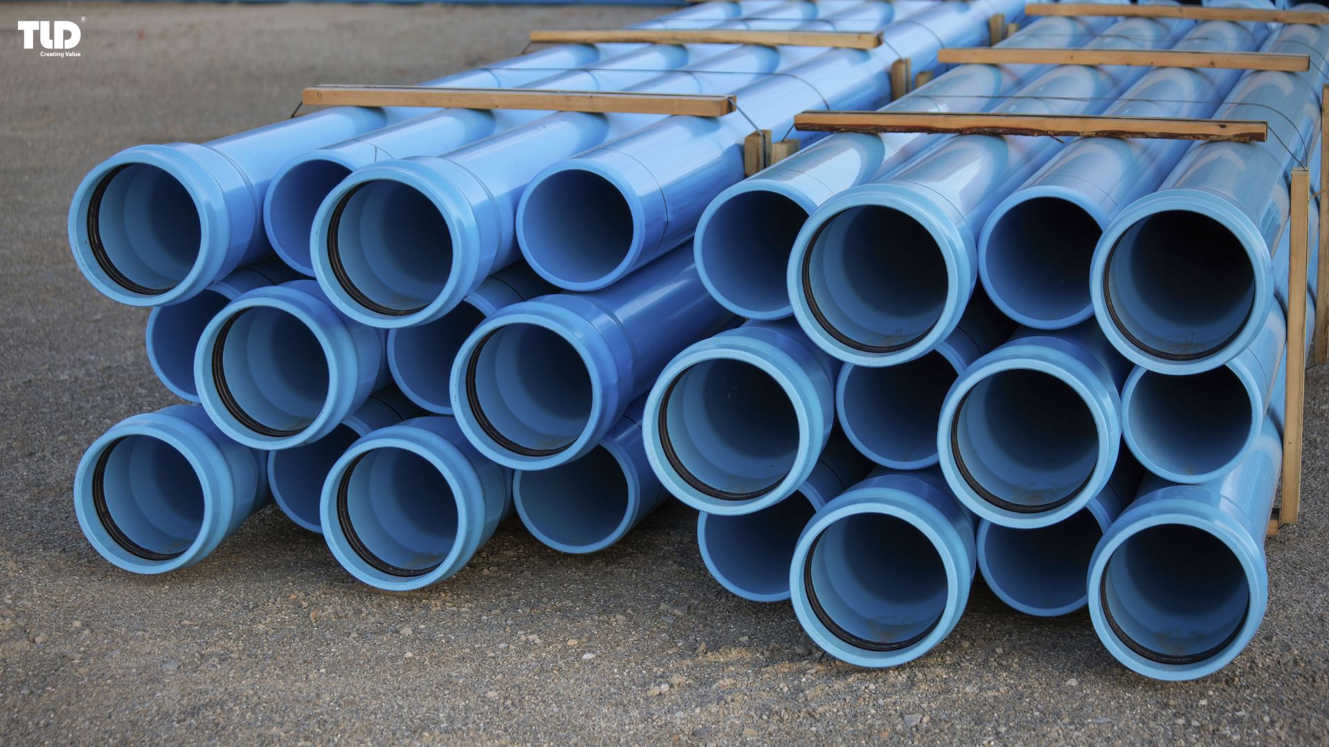 HDPE pipes installed in water supply and drainage systems, providing reliable, leak-free performance across industries