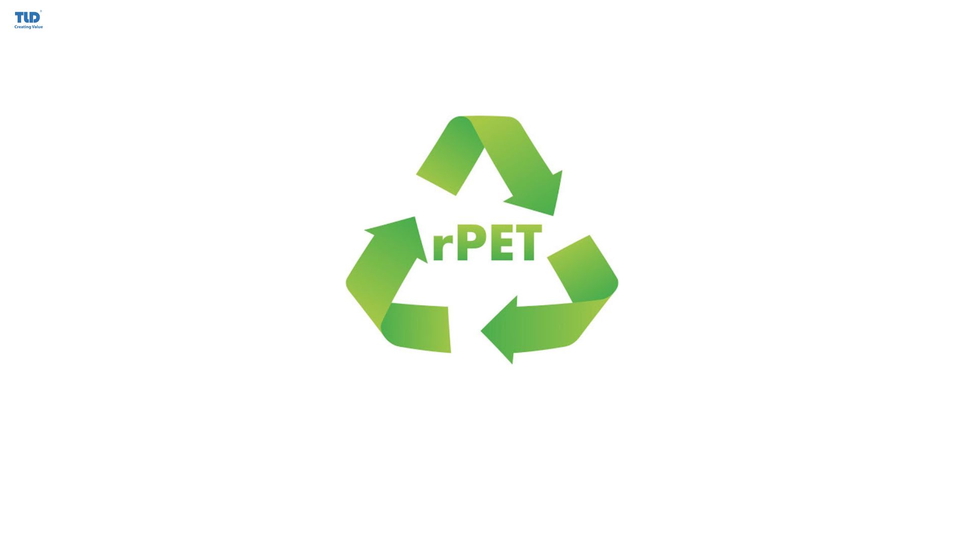 rPET contributes to sustainable production by reducing plastic waste and promoting a circular economy