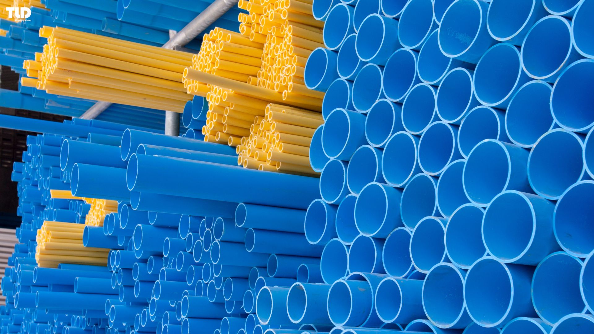 PVC pipes produced through injection molding, widely used in construction and infrastructure projects for long-term performance and chemical resistance