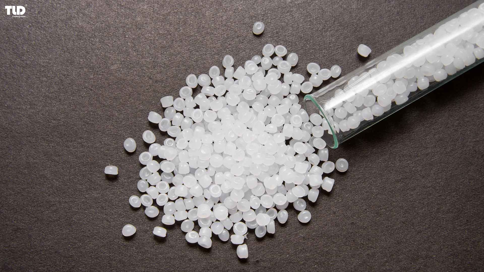 HDPE resin used in HDPE injection molding to produce plastic components